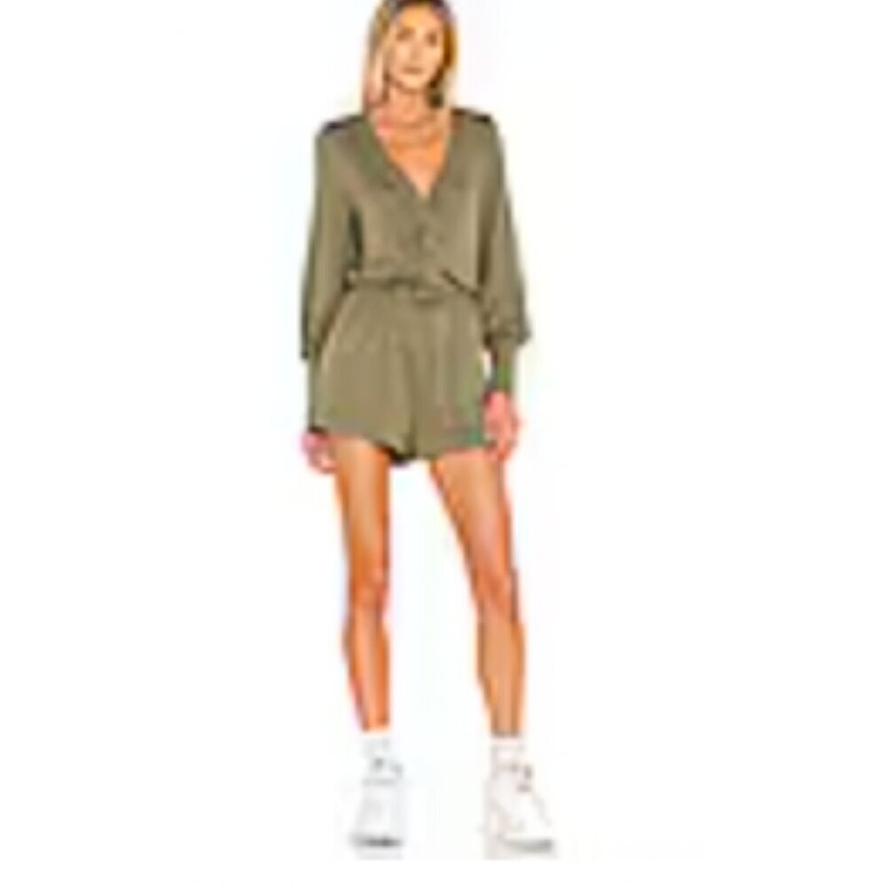 Margo Romper Lovers and Friends Size: M Color: Dark Army Green